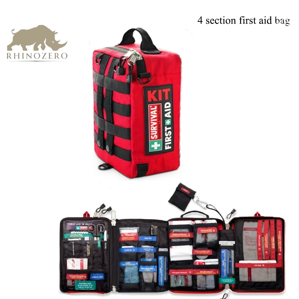 Professional Waterproof First Aid Kit for Outdoor Activities, Travel, and Emergency Response