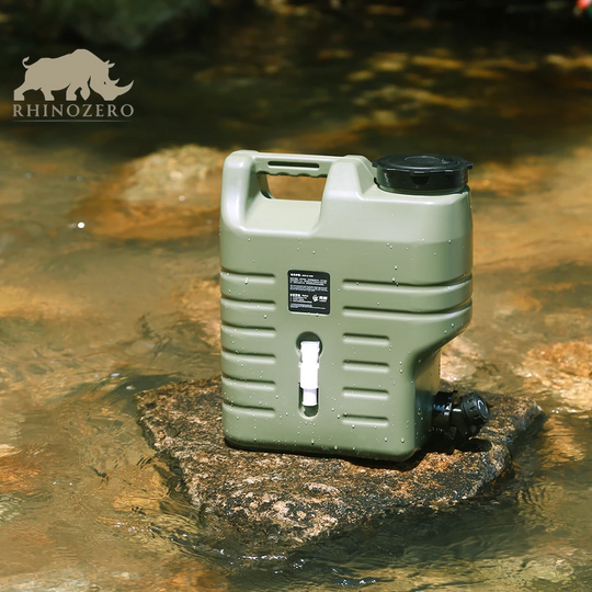 Large Capacity Portable Camping Water Dispenser with Faucet - Ideal Outdoor Water Carrier Tank