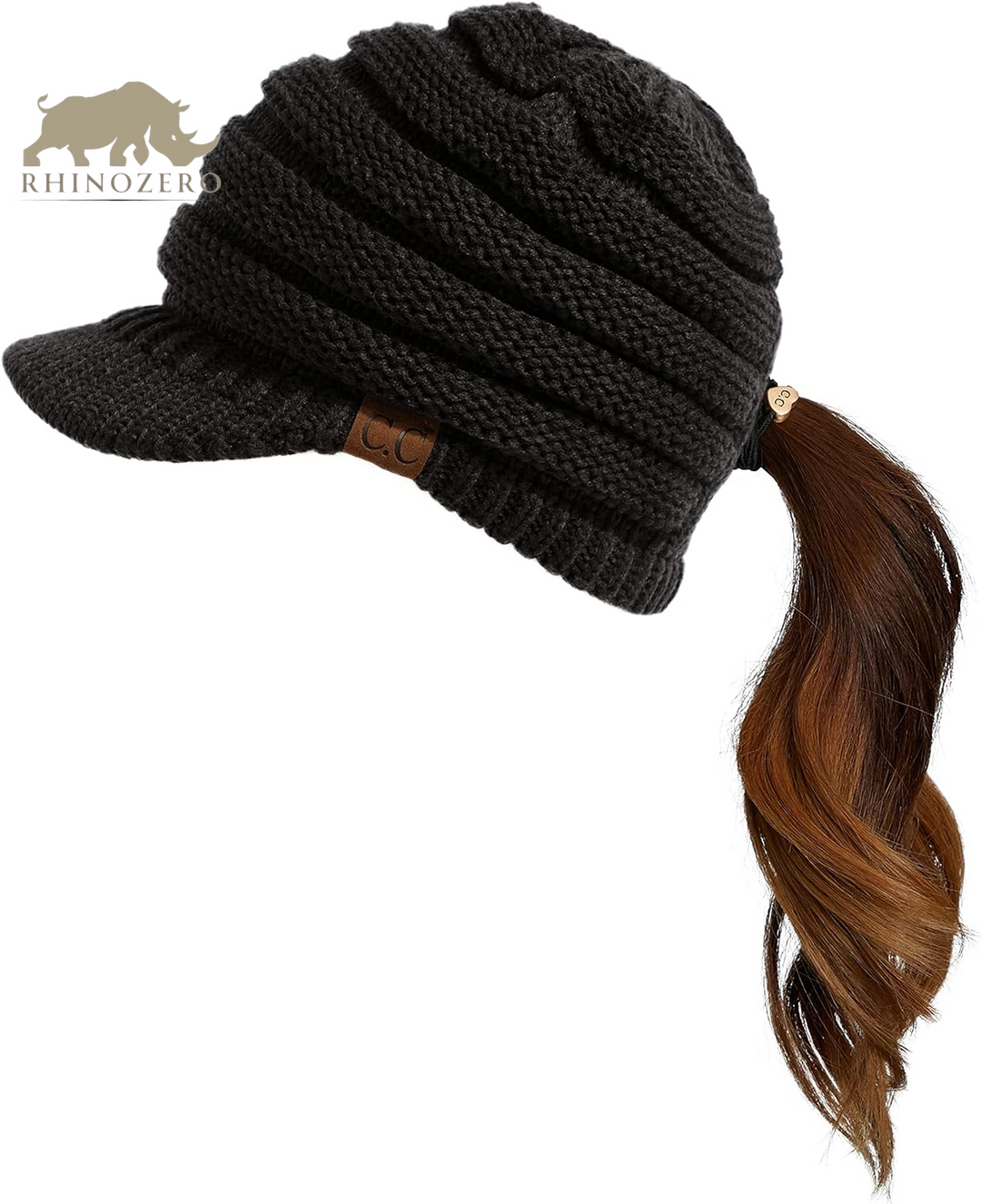 Hats and Scarves Women's Ribbed Knit Brimmed Hat (Model YJ-131, 2023)