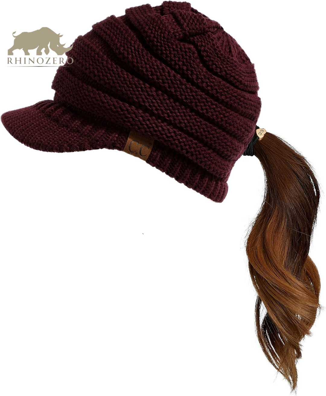 Hats and Scarves Women's Ribbed Knit Brimmed Hat (Model YJ-131, 2023)