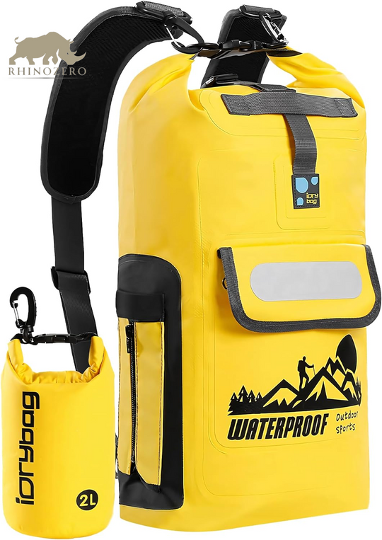 Waterproof Dry Bag Backpack - Floating Design Available in 20L, 30L, and 40L for Men - Ideal for Kayaking and Outdoor Activities