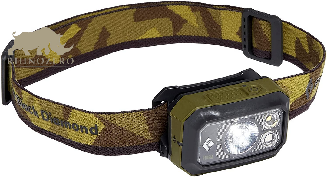 Storm 400 LED Headlamp (Graphite) - Dimmable, Waterproof, and Versatile for Camping, Hiking, and Running with Red Light Mode