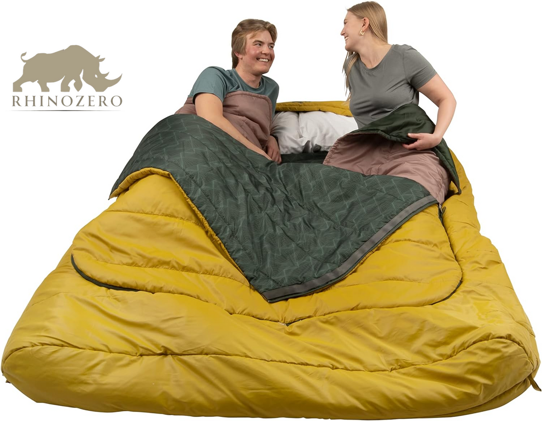 Tru.Comfort Doublewide 20°F Sleeping Bag – Premium Synthetic Camping Sleeping Bag for Couples and Family Adventures