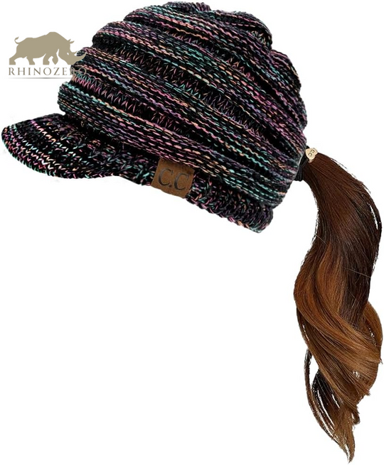 Hats and Scarves Women's Ribbed Knit Brimmed Hat (Model YJ-131, 2023)