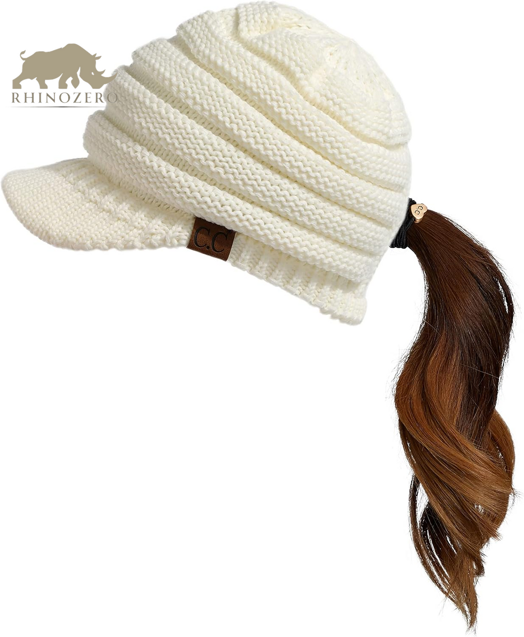 Hats and Scarves Women's Ribbed Knit Brimmed Hat (Model YJ-131, 2023)