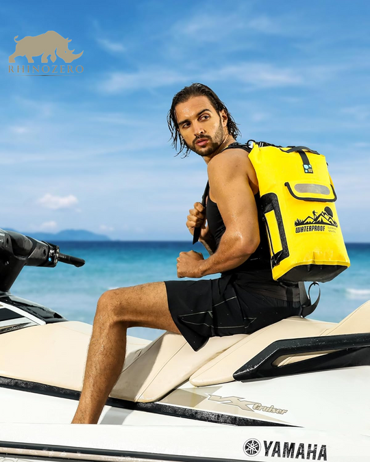 Waterproof Dry Bag Backpack - Floating Design Available in 20L, 30L, and 40L for Men - Ideal for Kayaking and Outdoor Activities