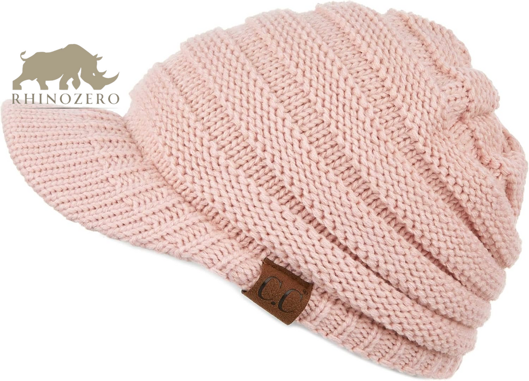 Hats and Scarves Women's Ribbed Knit Brimmed Hat (Model YJ-131, 2023)