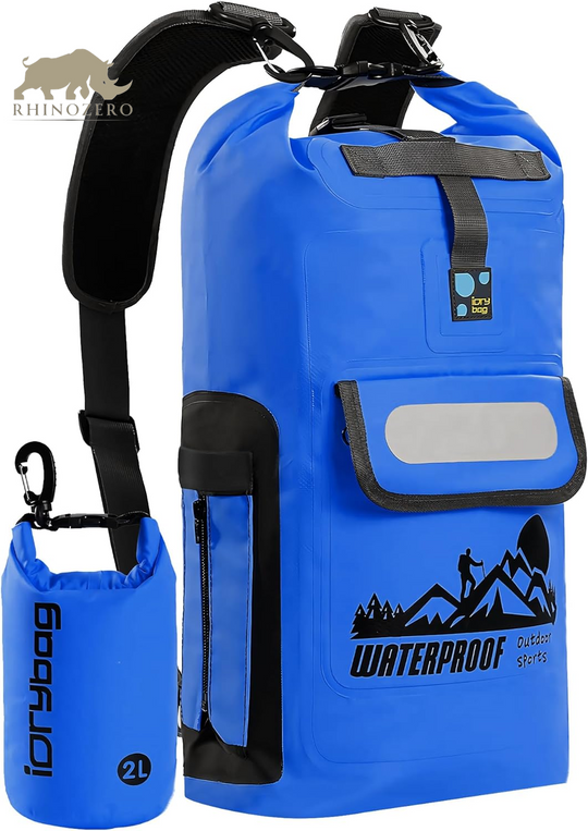 Waterproof Dry Bag Backpack - Floating Design Available in 20L, 30L, and 40L for Men - Ideal for Kayaking and Outdoor Activities