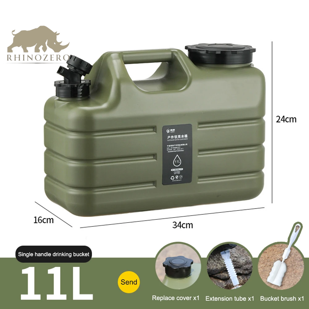 Large Capacity Portable Camping Water Dispenser with Faucet - Ideal Outdoor Water Carrier Tank