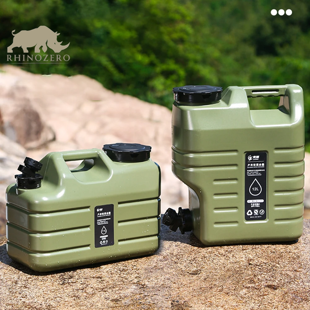 Large Capacity Portable Camping Water Dispenser with Faucet - Ideal Outdoor Water Carrier Tank