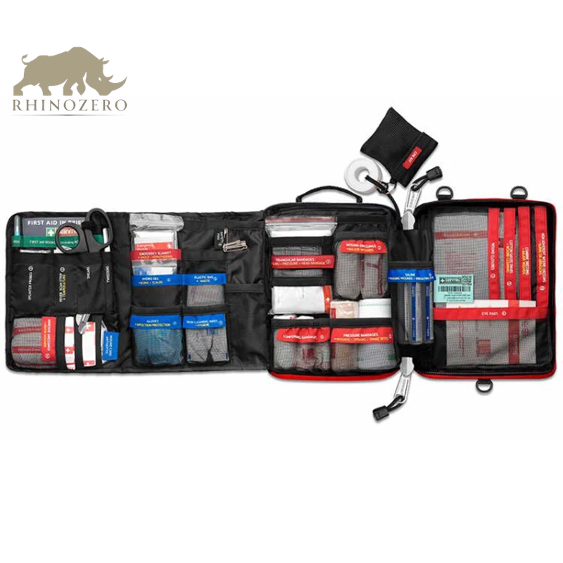 Professional Waterproof First Aid Kit for Outdoor Activities, Travel, and Emergency Response