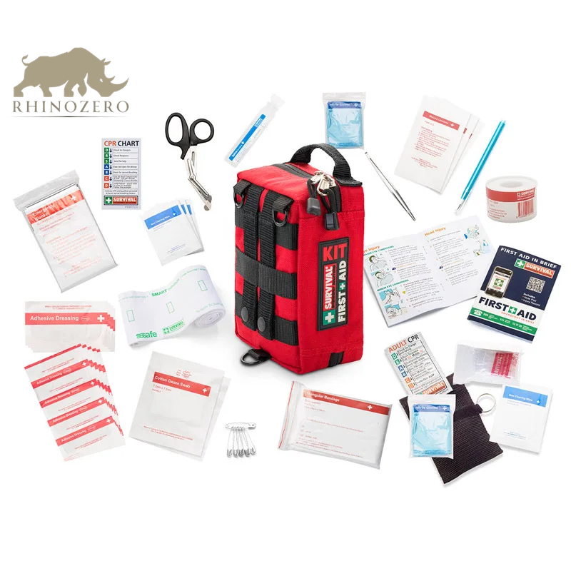 Professional Waterproof First Aid Kit for Outdoor Activities, Travel, and Emergency Response