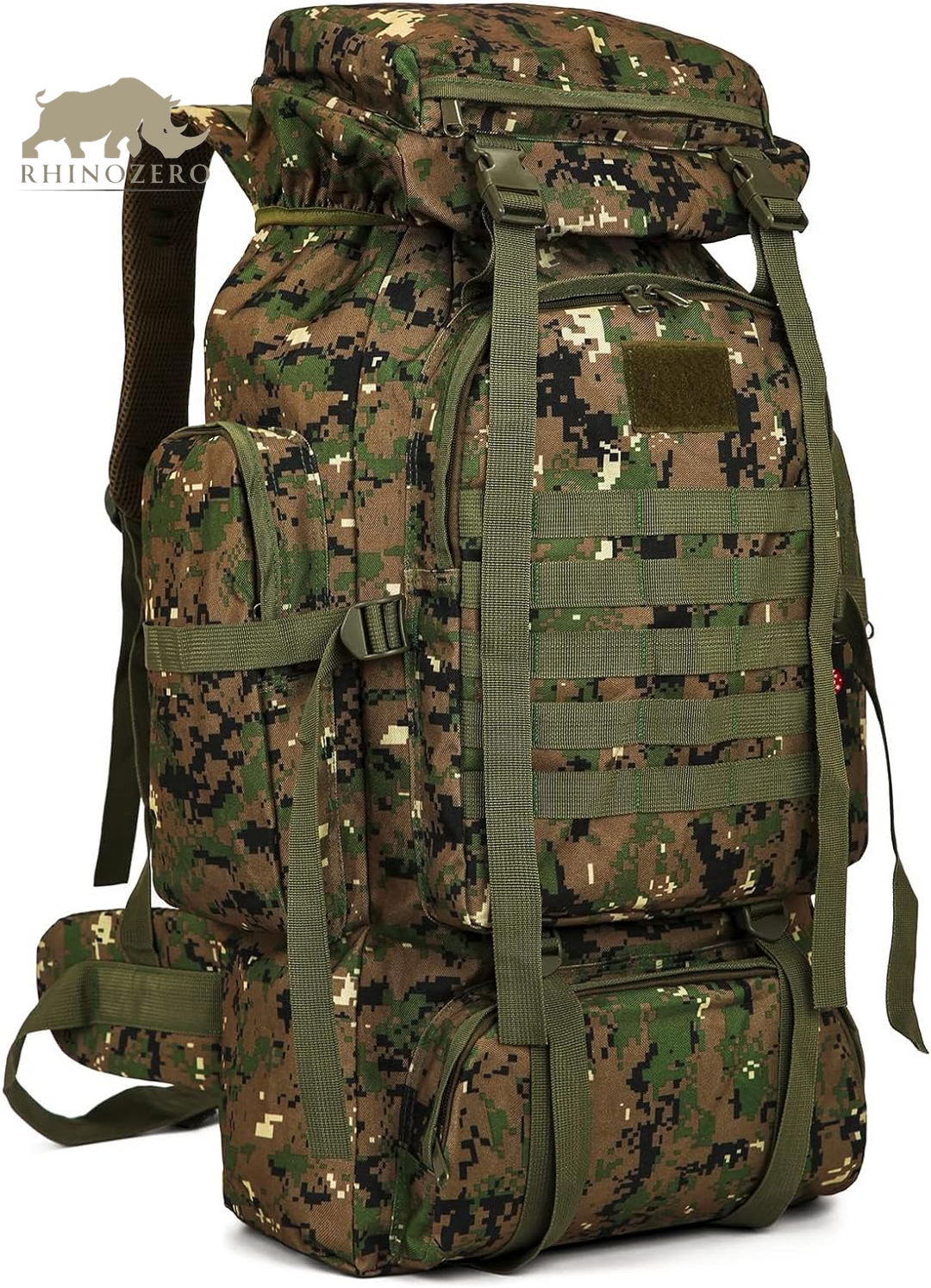 Men's 70L/100L Military Rucksack - Molle 3-Day Assault Pack for Hiking and Camping