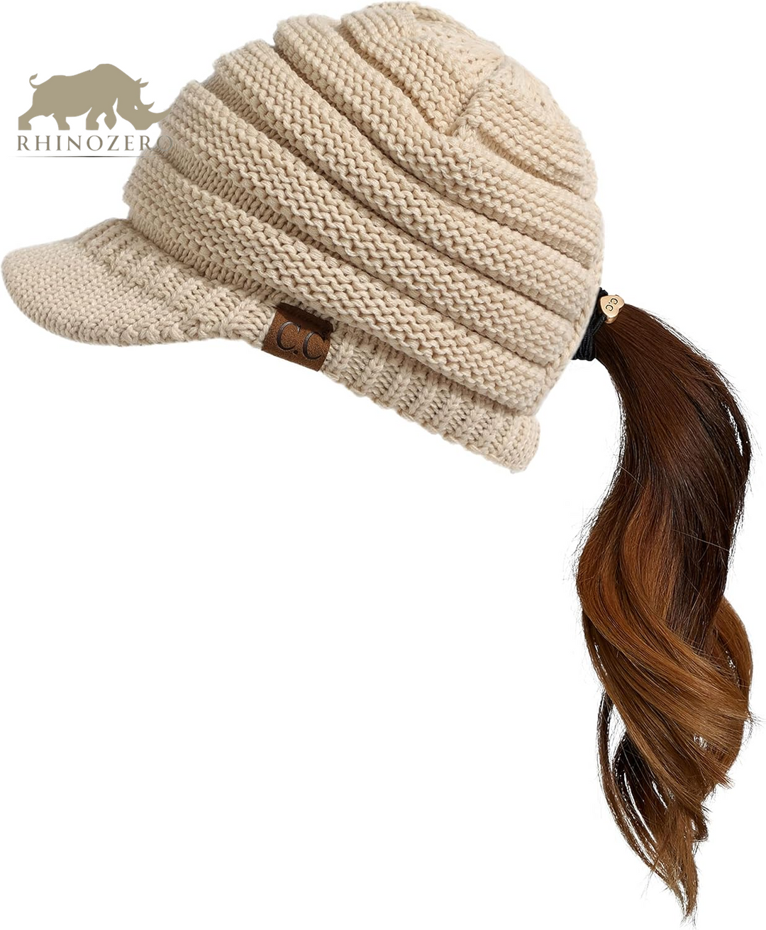 Hats and Scarves Women's Ribbed Knit Brimmed Hat (Model YJ-131, 2023)